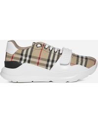 Burberry Embroidered Canvas Sneakers for Men | Lyst Burberry Embroidered Canvas Sneakers for Men | Lyst