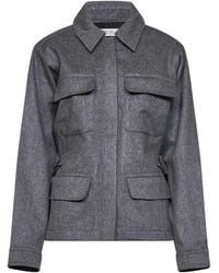 Co. - Melange Wool And Cashmere Workwear Shirt Jacket - Lyst