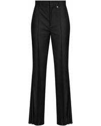 GIUSEPPE DI MORABITO - Virgin Wool Flared Trousers - Lyst
