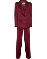 Blanca Vita - Burgundy Satin Telvera Suit - Lyst