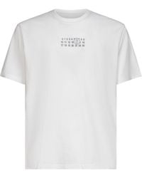 MM6 by Maison Martin Margiela - Jersey Numeric Signature T-Shirt - Lyst