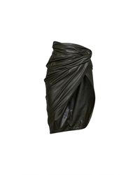 DIESEL - O-Dasli Draped Midi Skirt With Slit - Lyst