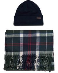 Barbour - Set Regalo Con Berretto Swinton E Sciarpa Galingale - Lyst