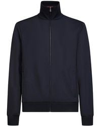 Gucci - Dark Technical Jersey Jacket With Web - Lyst