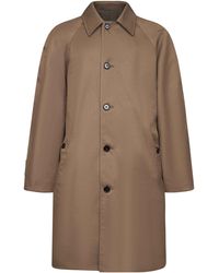 Burberry - Cotton-Wool Reversible Dual Long Car Coat - Lyst