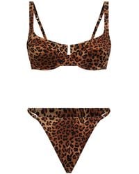 MC2 Saint Barth - Bikini Perlamir Lycra Leopard-Print - Lyst