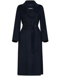 Max Mara - Dark Esturia Belted Midi Coat - Lyst