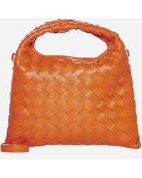 Bottega Veneta - Mini Hop Intrecciato Leather Bag - Lyst