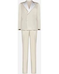 Tagliatore - Double-breasted Wool And Mohair Tuxedo - Lyst