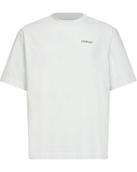 Off-White c/o Virgil Abloh - Bluewash Jersey Half Arrow Skate T-Shirt<Br - Lyst