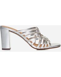 Chie Mihara - Beijing Laminated Leather Sandals - Lyst