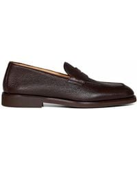 Brunello Cucinelli - Penny Loafers Dark Calf Leather - Lyst