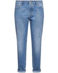 Brunello Cucinelli - Light Denim Traditional Fit Jeans - Lyst