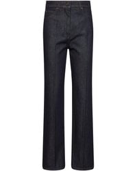 Max Mara - Midnight Mxmabbono Barrel-Leg Jeans - Lyst