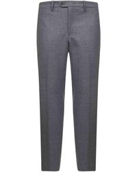 D 40 - Loro Piana Stretch Flannel Montaigne Trousers - Lyst