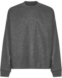 Jil Sander - Wool Jersey Sweatshirt - Lyst