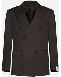 Caruso - Norma Double-breasted Wool Blazer - Lyst