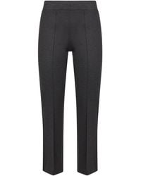 Blanca Vita - Anthracite Stretch Jersey Pioppo Trumpet Trousers - Lyst