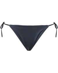 MC2 Saint Barth - Glossy Lycra Marielle Plate Brazilian Bikini Bottom - Lyst