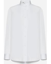 Fendi - Poplin Cotton Shirt - Lyst