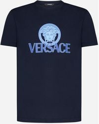 Versace - Navy Medusa T-shirt - Lyst