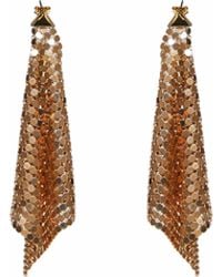 Rabanne - Rabanne Chain Mail Pixel Flow Earrings - Lyst