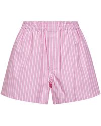 Balenciaga - And Striped Cotton Boxer Shorts - Lyst