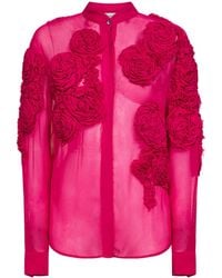 Dries Van Noten - Shirt Silk Muslin - Lyst
