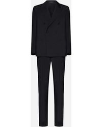 Tagliatore - Double-breasted Wool And Mohair Suit - Lyst
