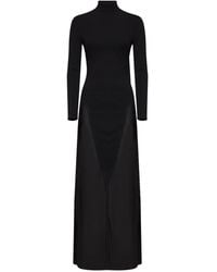 Alaïa - Jersey Body Conscious Column Maxi Dress - Lyst