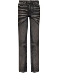 DIESEL - Denim D-Liet-Fsj Regular Mid-Rise Jeans - Lyst