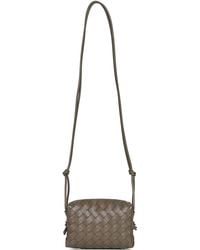Bottega Veneta - Loop Mini Leather Crossbody Bag - Lyst