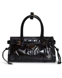 Prada - Borsa A Mano Prada Bonnie Mini Nera - Lyst
