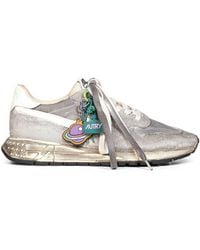 Autry - Suede And Nylon Reelwind Super Vintage Sneakers - Lyst