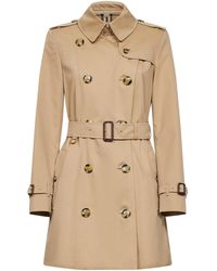 Burberry - Honey Mid-Length Kensington Heritage Trench Coat - Lyst
