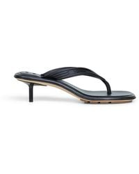 Bottega Veneta - Matte Rubber Sampieri Thong Sandals - Lyst