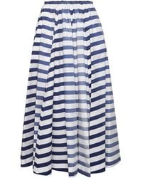 Prada Abbigliamento - Gonna Midi A Ruota - Lyst