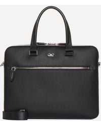 Ferragamo - Revival Gancio Leather Briefcase - Lyst