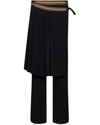 Dries Van Noten - Heavyweight Crêpe Prestona Skirt Trousers - Lyst
