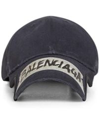 Balenciaga - Cotton Drill Masking Tape Cap - Lyst