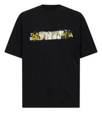 Balenciaga - Messy Spray Medium Fit T-Shirt - Lyst