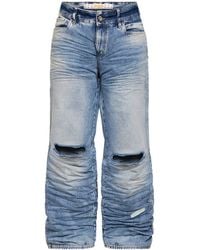 PDF - Crinkled-Effect Denim Rich Kid Jeans - Lyst