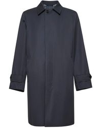 Burberry - Car Coat Lungo - Lyst