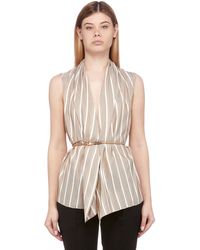 Brunello Cucinelli Top smanicato - Neutro