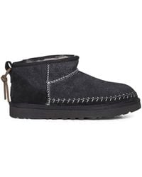 UGG - Classic Ultra Mini Biarritz Ankle Boots - Lyst