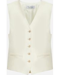 Max Mara - Zuai Wool Waistcoat - Lyst