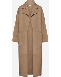 Totême - Wool-blend Knit Cardi-coat - Lyst