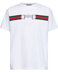 Gucci - Cotton Jersey T-Shirt - Lyst