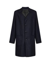 Etro - Wool Blend Reversible Coat - Lyst