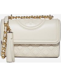 Tory Burch - Fleming Convertible Small Leather Bag - Lyst